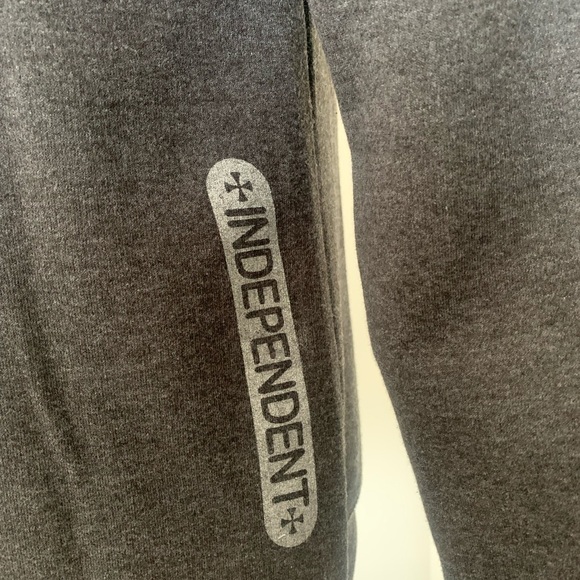 INDEPENDENT Mens Pullover Gray Sz S Skateboarding - Picture 5 of 8